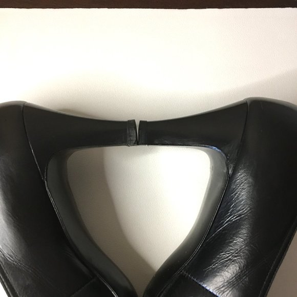 Ⓥⓘⓝⓣⓐⓖⓔ NATURALIZER Late 50's / Early 60's Mod Black Pump 8AA 𝐍𝐀𝐑𝐑𝐎𝐖 - Picture 9 of 13